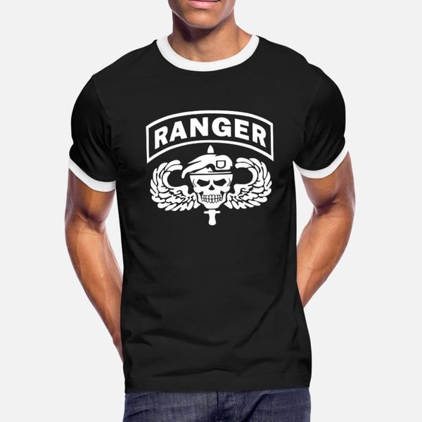 

army ranger черепа тенниска мужчины designs с коротким рукавом o шеи урожай симпатичные смешные летом природные рубашку
