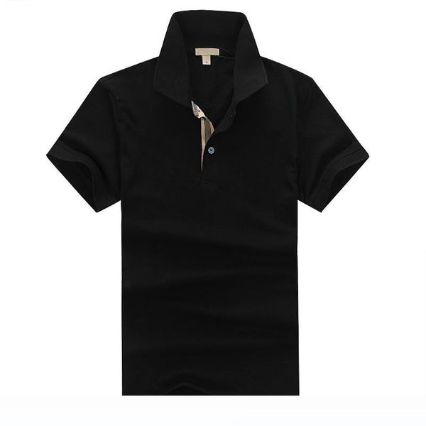 

mens polo shirts icon brand new casual short sleeve polo shirts england style embroidery black clothing tee t1807, White;black