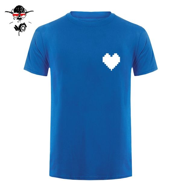 

valentine's day lycra t shirts undertale t shirt 8 bit heart printing t shirts lovers short sleeve t-shirts
