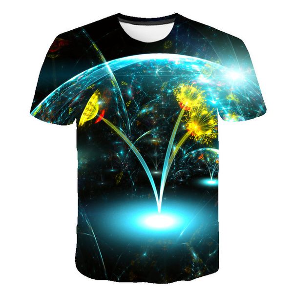 

abstract 3d crystal flowers fashionable man 3d print shirts humor aesthetic humor men clothing