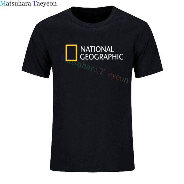 

summer tshirt men national geographic discovery expedition sitcoms male man short sleeve cotton t-shirt fashion funny t-shirts