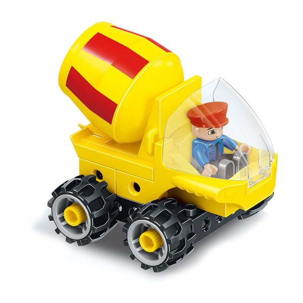 

mixer truck gift engineering car bricks building duplos toy engineering kids city vehicle blocks model construction assembly diy bbyfzn