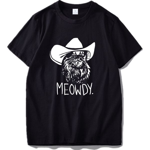 

texan cat t shirt - meowdy texas cat funny protection animals awareness tshirt eu size 100% cotton tee