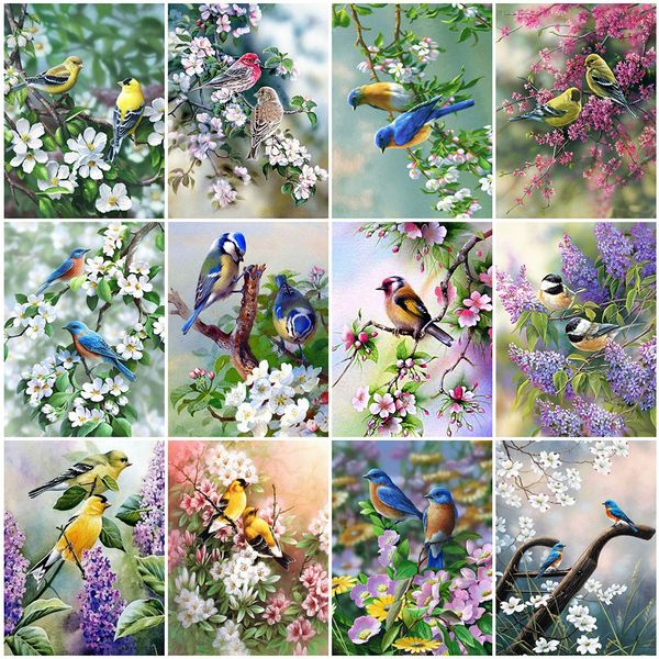 

evershine diamond painting birds full square round drill 5d diy diamond embroidery sale animal rhinestones picture home decor