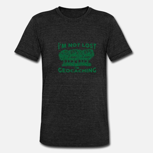 

i'm not lost i'm geocaching geocache gift t shirt men knitted short sleeve size s-3xl homme interesting comical summer vintage shi