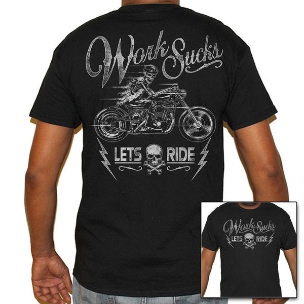 

2019 new arrival stringer men china post shipping biker life usa men's work sucks rider tee shirt homme