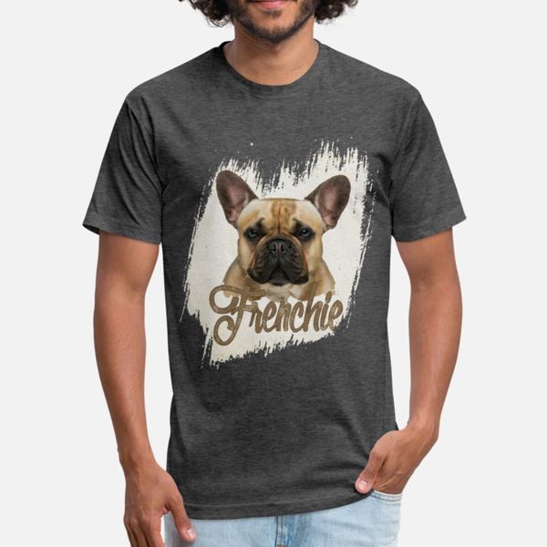 

французский бульдог frenchie тенниска мужчины создают 100% хлопок o шеи отдыха способа подарка спринг оригинал рубашка