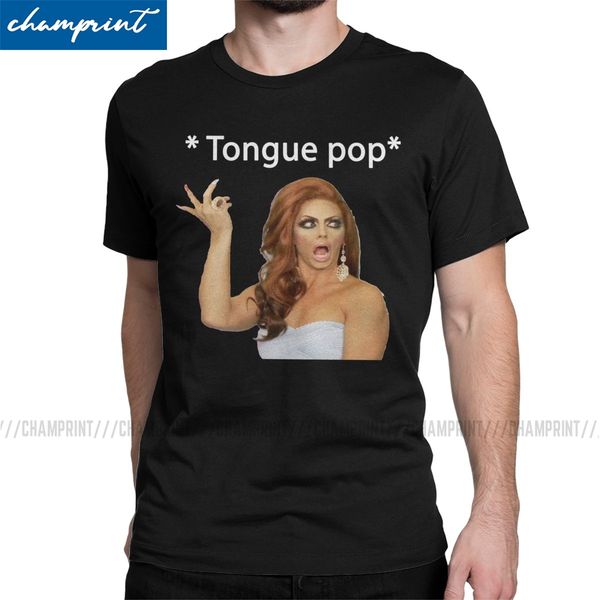 

алисса edwards язык pop тенниски мужской vintage футболка o шея rupaul в drag race rupaul rpdr тройники с коротким рукавом топы plus размера