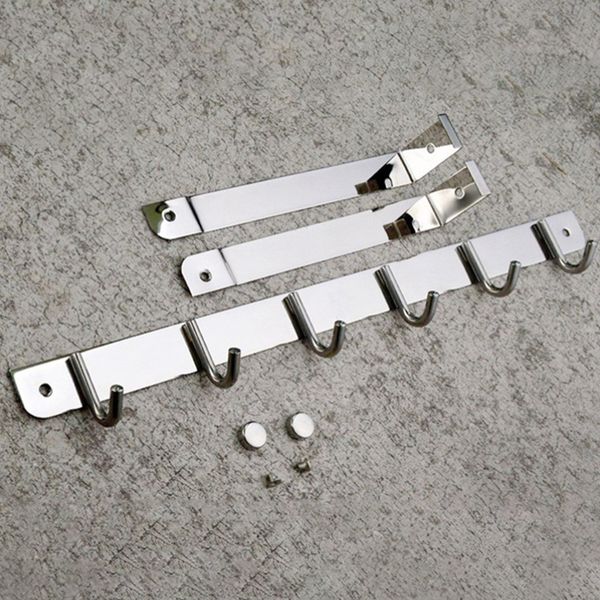

over-the-door hanging kitchen coat hat stainless steel hook rack wall hanger