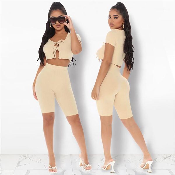 

sexy бинты два sets части для женщин вскользь вязание тонкого дизайнер soild цвета мода двухкусочного tracksuit, Gray