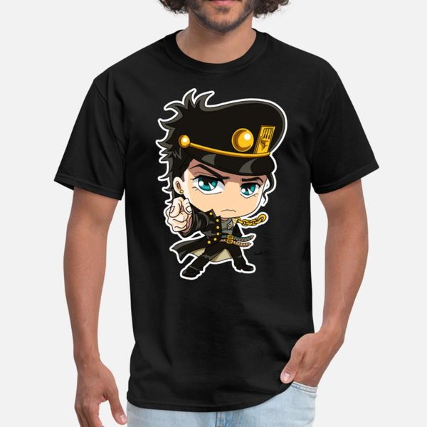 

jotaro t shirt men famous 100% хлопок crew neck basic solid pattern известный основные летний стиль