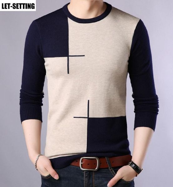 

autumn winter korean o-neck wool thick warm men sweater fashion casual round neck knitted cashmere pullover shirt -4xl, White;black