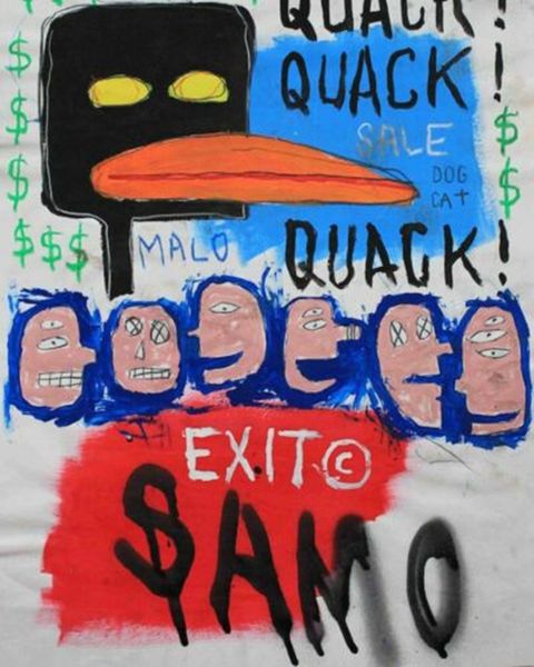 

jean michel basquiat wall art decor quack quack wall decor handcrafts /hd print oil painting on canvas wall art canvas pictures 200816