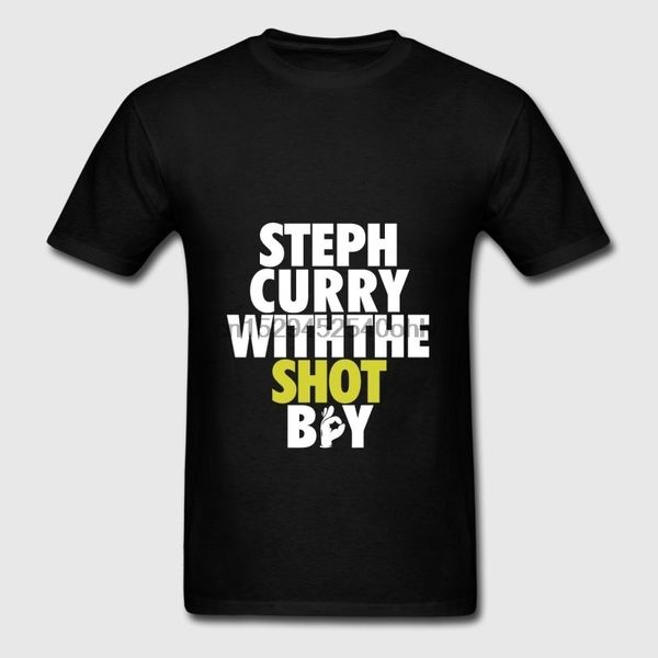 

стеф карри - выстрел boy мужская мода футболку