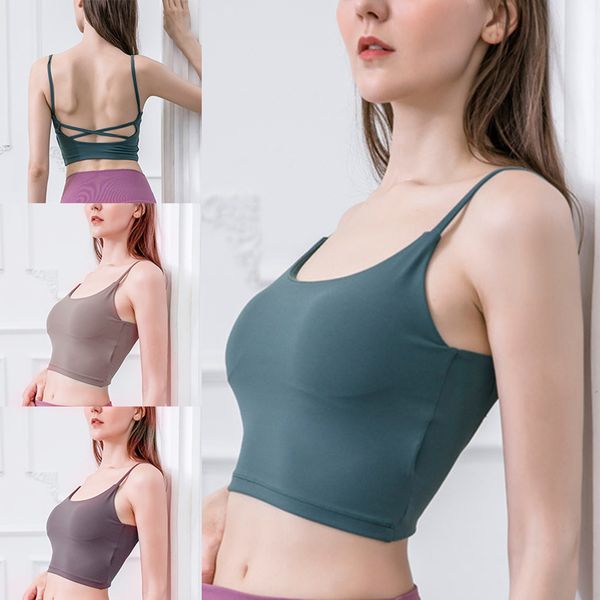 

new women fitness bra breathable shockproof backless strappy yoga sports underwear xd88, White;black