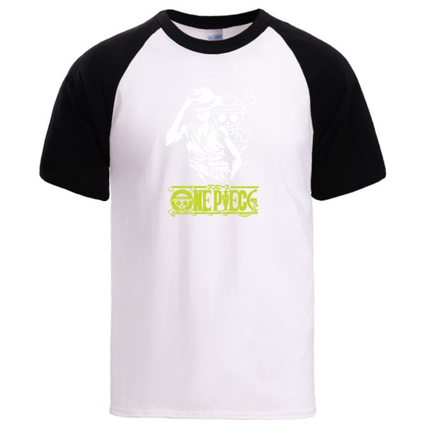 

the straw hat pirate luffy tshirts mens cotton t shirts 2020 new summer spring short sleeve 100% cotton raglan tee t shirts plus
