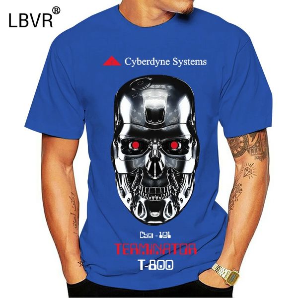 

mens terminator t800 endoskeleton skynet cyberdyne systems movie t shirt retro