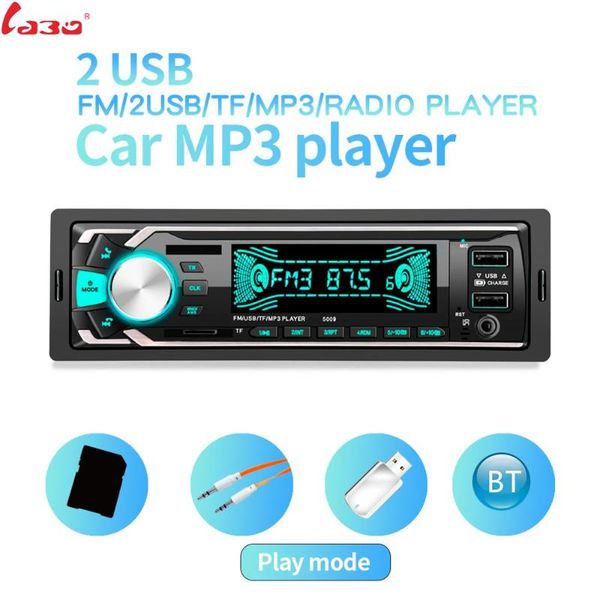 

car stereo with bluetooth car radio audio player support phone fast charge usb sd card aux in with wireless remote control