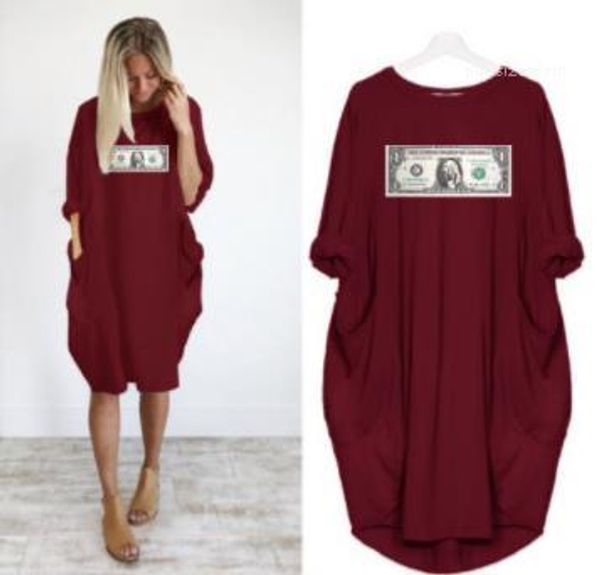 

clothing women designer dresses loose solid color irregular base half sleeve clothing plus size women, Black;gray