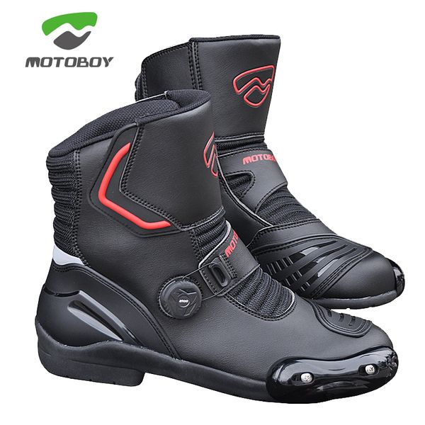 

motoboy motorcycle boots racing car cycling motorcycle sports car men's waterproof anti falling road shoes fourseason