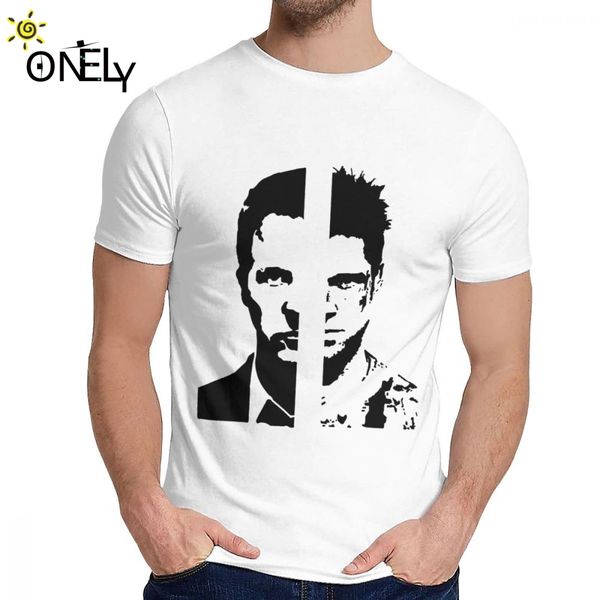 

fight club the two faces of tyler durden tee shirt crewneck fashion for male great s-6xl plus size t shirt