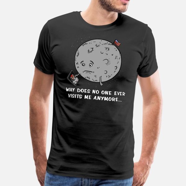 

sad moon astronomy space joke t shirt men loose cotton euro size s-3xl cool loose building summer style original shirt
