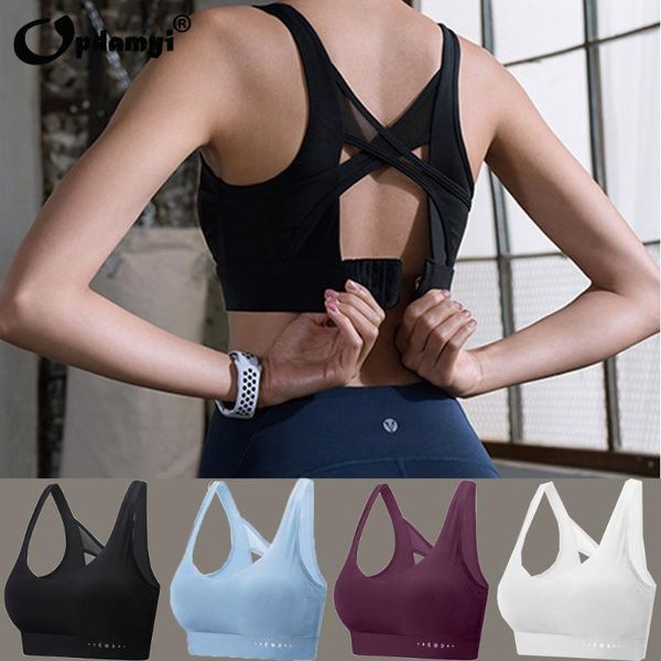 

женщины тренировки спорт бюстгальтер strappy бег йога bra activewear tops gym фитнес бесшовная беспроводной бесплатно спорт бокс белье, White;black