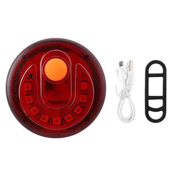 

bike lights usb charging waterproof tail light bicycle taillight 9 led warning lamp mountain night riding safety rear