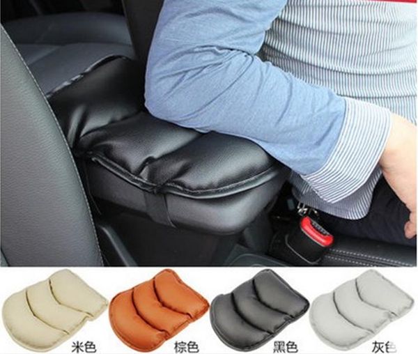 

1pc pu car walking box pad pad high arm automobile armrest box hand 28 x 20cm