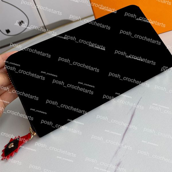 

crafting zippy wallet with box designer solid long wallet for women's purse grainy leather designer craft leather wallet for women&#039, Red;black