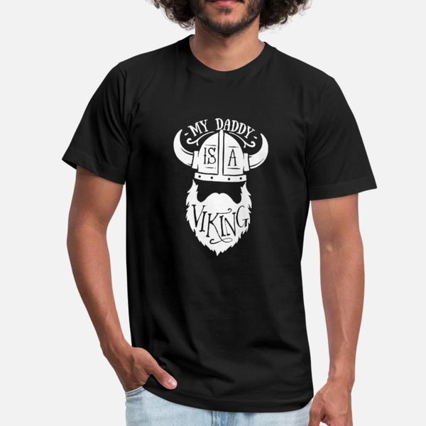 

viking daddy dad full beard hairy norsemen gift t shirt men create short sleeve s-3xl pattern cute basic spring autumn novelty shirt