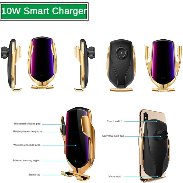 

wireless charger for iphone x xr8 for huawei mobile phone bracket r1 automatic infrared sensor by ing