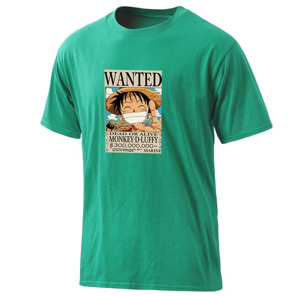 

луффи one piece мужские 100% хлопок футболки 2020 harajuku мода одежда шею hip hop мужской summer hipster tops ретро homme
