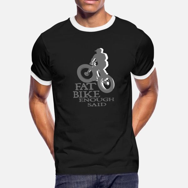 

fat bike t shirt men knitted short sleeve o neck letters gift casual spring cool shirt