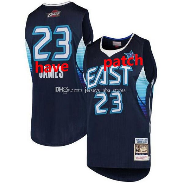 

Men Cleveland Cavaliers 23 LeBron James Mitchell & Ness Navy Hardwoods Classics 2009 All-Star Authentic Jersey 01