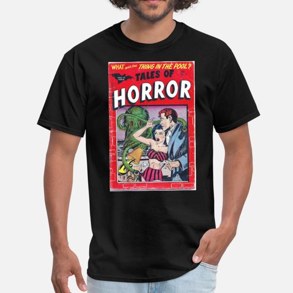 

tales of horror cover t shirt men create 100% cotton round neck gift new style summer style novelty shirt