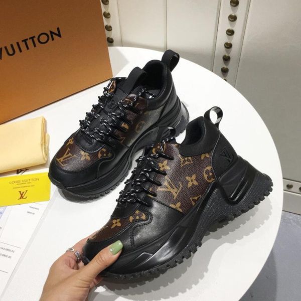 

136 new designer luxury women's casual fashion shoes, women's outdoor casual shoes, high-quality materials, with original box, Black