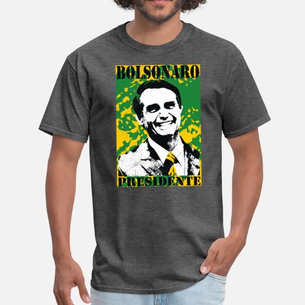 

bolsonaro 2018 presidente t shirts brazilian t shirt men printed tee shirt s-3xl family gift building spring unique shirt