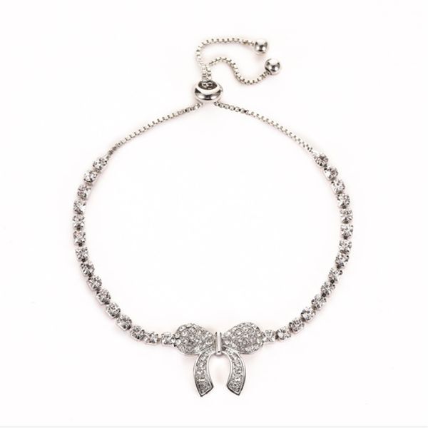 

2020 sweet full crystal butterfly bracelet fashion crystal bead bracelet temperament student wild jewelry gift, Black