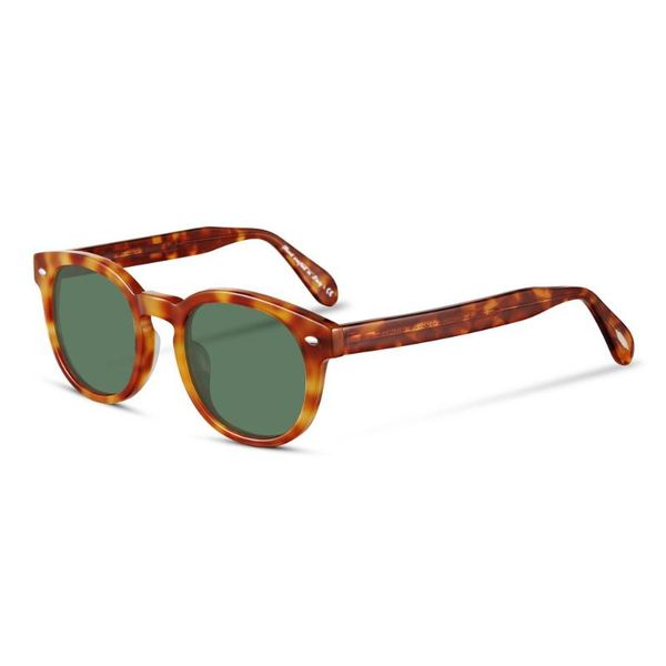 

sunglasses vintage round polarized men and women stylish design brand acetate, White;black
