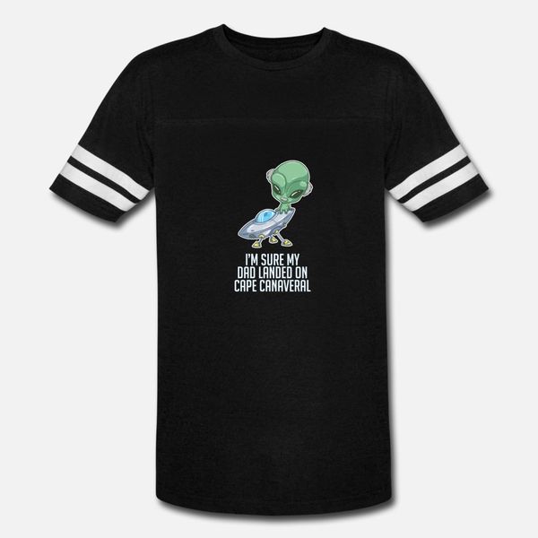 

dad supernatural alien landed on cape canaveral t shirt men knitted cotton o-neck natural fitness funny casual spring pictures shirt