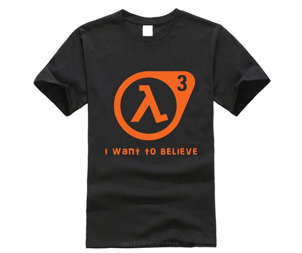 

half life t shirt half life 3 i want to believe t-shirt 100 percent cute tee shirt basic xxx short sleeve man tshirt