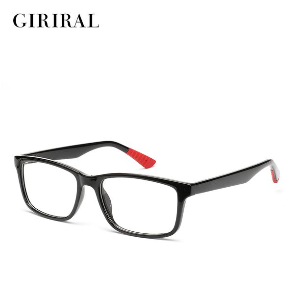 

2020 tr90 men spectacles frame fashion retro optical brand myopia clear designer eyeglasses frame #1043, Black