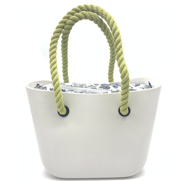 

silica gel bag handbag handles women beach eva fashion shoulder shopping waterproof evening