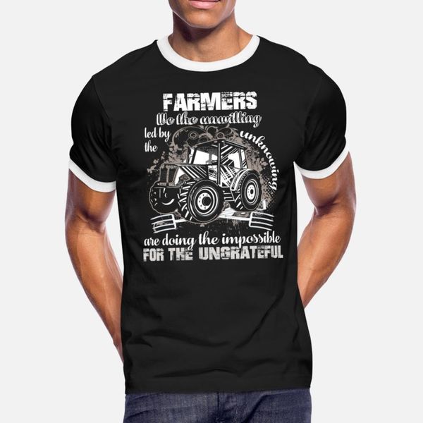 

farmer we the unwilling led by the unknowing shirt t shirt men printed cotton euro size s-3xl pattern interesting casual summer style