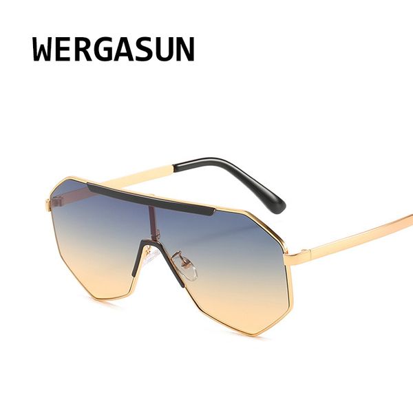 

wergasun new fashion sunglasses women big black sun glasses female mirror shades ladies lunette femme oculos, White;black