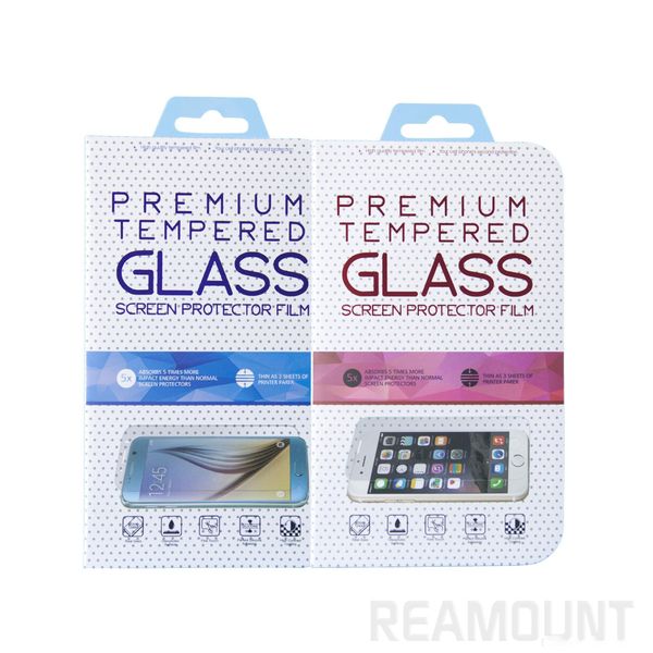 

wholesale customize design your owm logo packaging box for screen protector film for iphone 8 retail paper package with hang hook