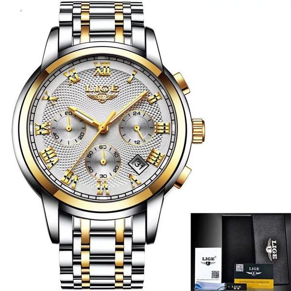 

2020mens роскошь дизайнер часы новый бренд спортивного досуга кварца мужские роскошь нержавеющей стали часы дизайнерские часы, Slivery;brown