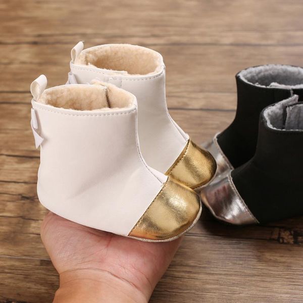 

baby boots infant newborn girls boys outdoor sofa shoes first walkers shoes booties solid lace-up buckle baby schoenen