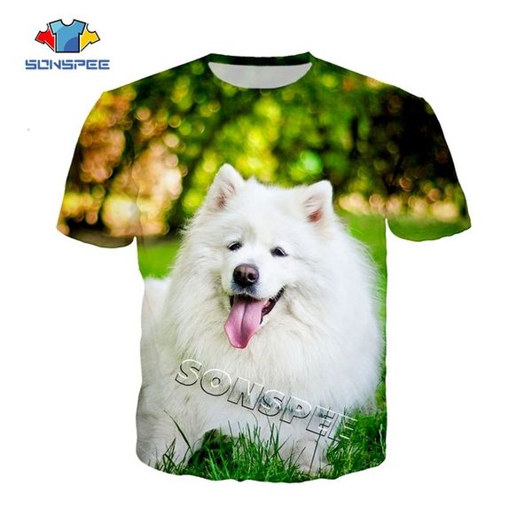 

clothing cute dog west highland white terrier animals summer 3d print shirts oversized funny comics men clothing
